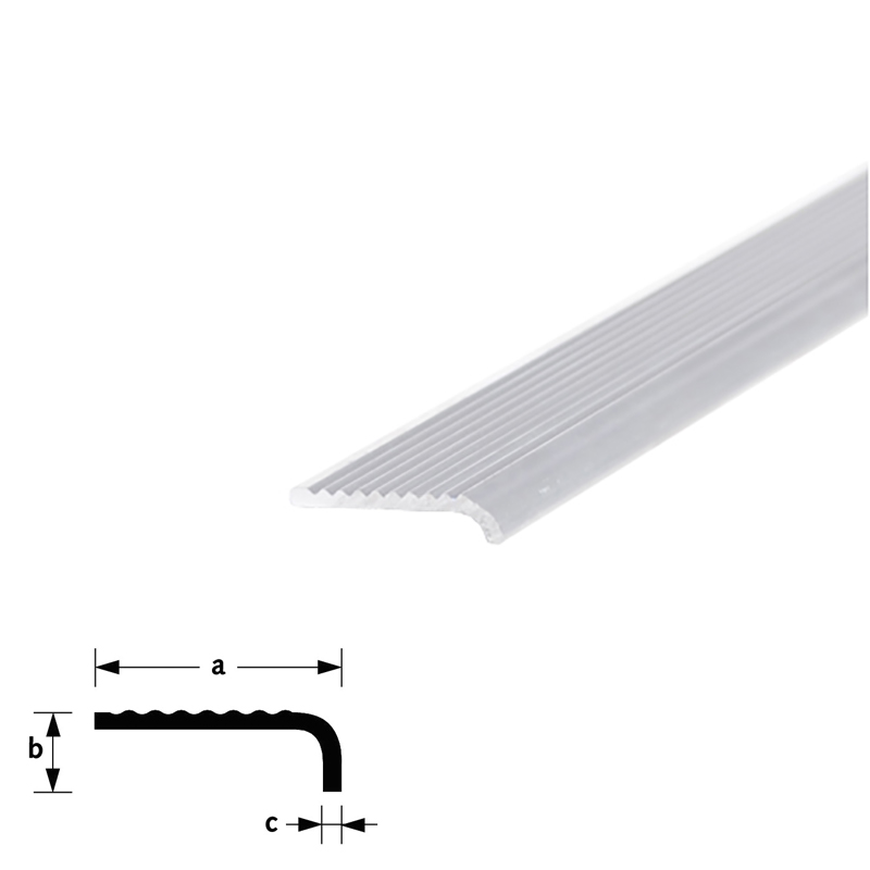 trapkantprofiel aluminium brute-2 trapkantprofiel aluminium brute-2