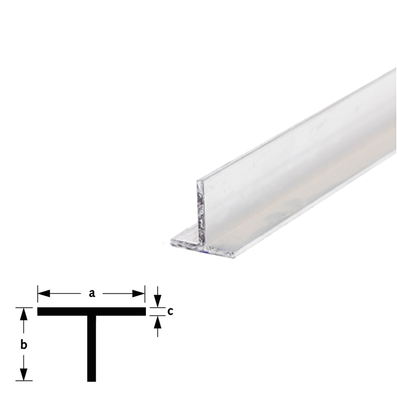 T-profiel aluminium brute-1 T-profiel aluminium brute-1