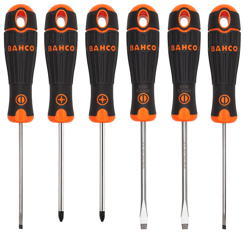schroevendraaierset bahcofit bahco-2 schroevendraaierset bahcofit bahco-2