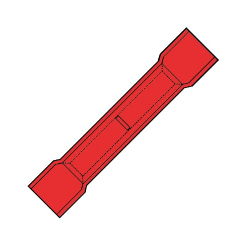 kabelschoen verbinder geisoleerd rood-2