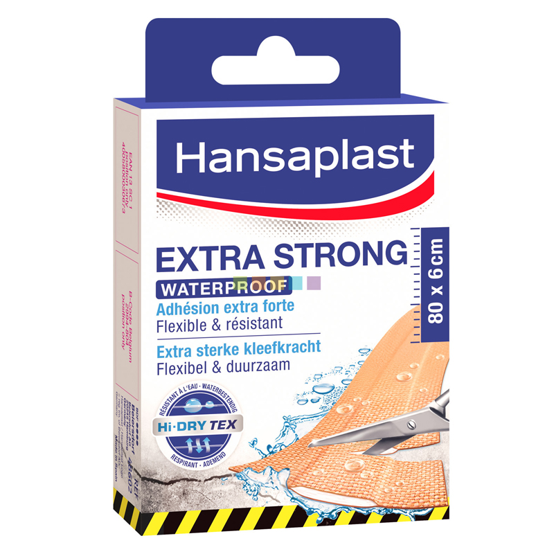 Iets eiland schudden Pleisters Hansaplast Waterproof - EXTRA STRONG 16 STRIPS