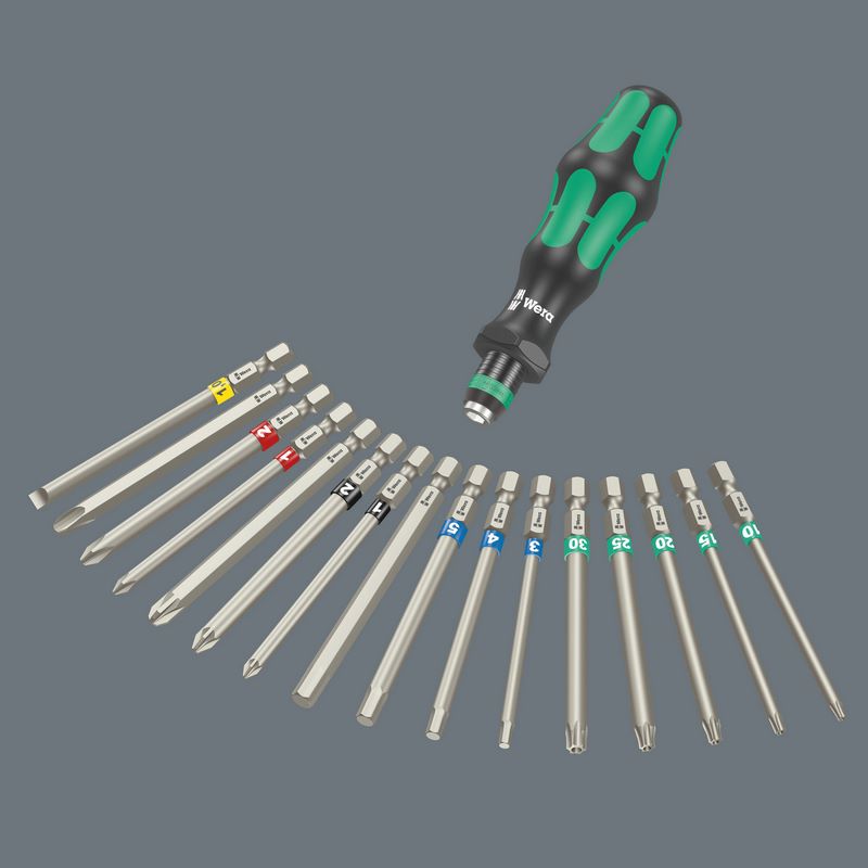 schroevendraaierset rapidaptor wera-4 schroevendraaierset rapidaptor wera-4