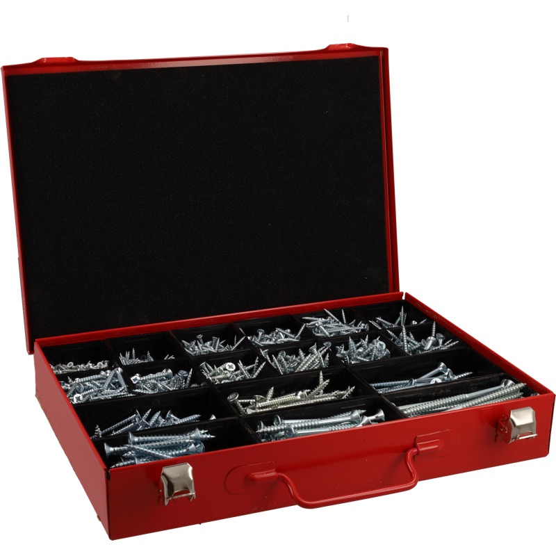 assortimentskoffer metaal rood kelfort-5 assortimentskoffer metaal rood kelfort-5