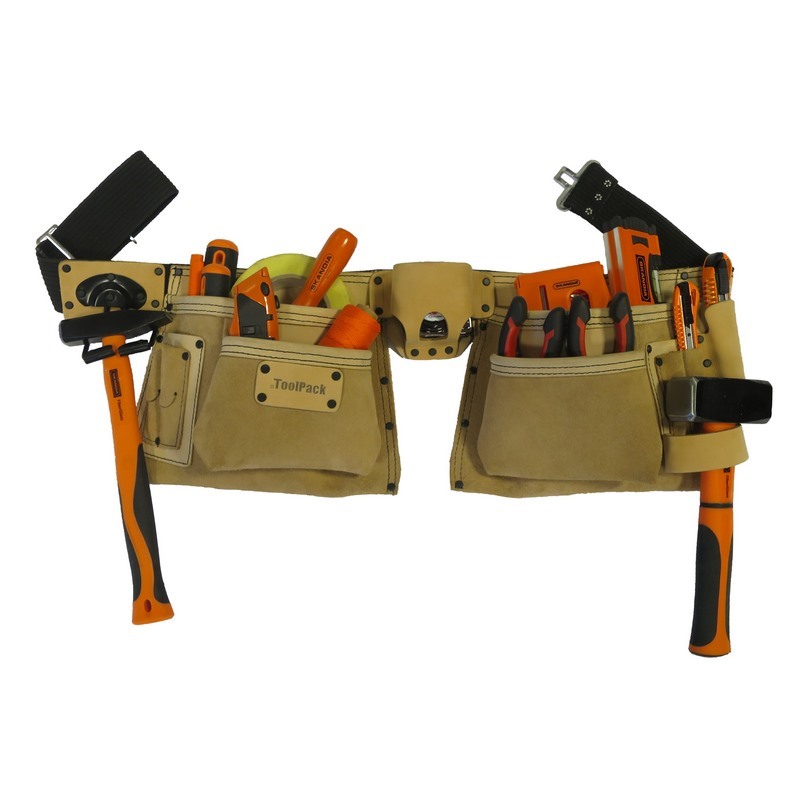 gereedschapsgordel nubuck leer toolpack-2 gereedschapsgordel nubuck leer toolpack-2