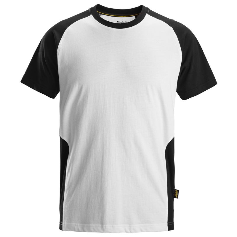 T-shirt classic tweekleurig snickers-1 T-shirt classic tweekleurig snickers-1