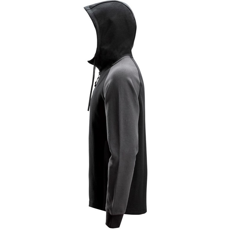 sweatshirt hoodie tweekleurig snickers-3 sweatshirt hoodie tweekleurig snickers-3