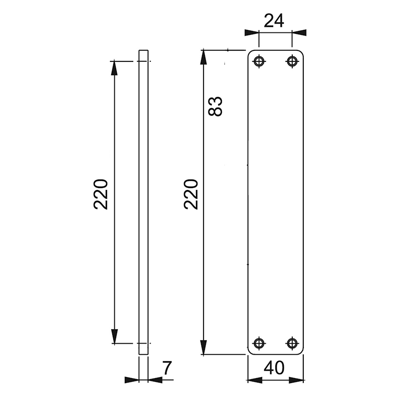 langschild aluminium f1 hoppe-2 langschild aluminium f1 hoppe-2