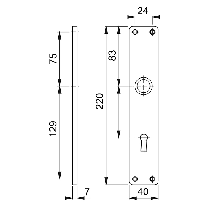 langschild aluminium f1 hoppe-2 langschild aluminium f1 hoppe-2