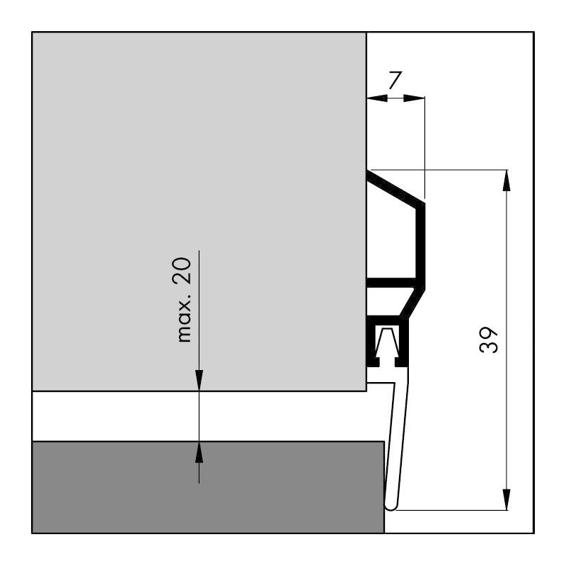 dorpelprofiel aluminium opbouw ellen-3 dorpelprofiel aluminium opbouw ellen-3