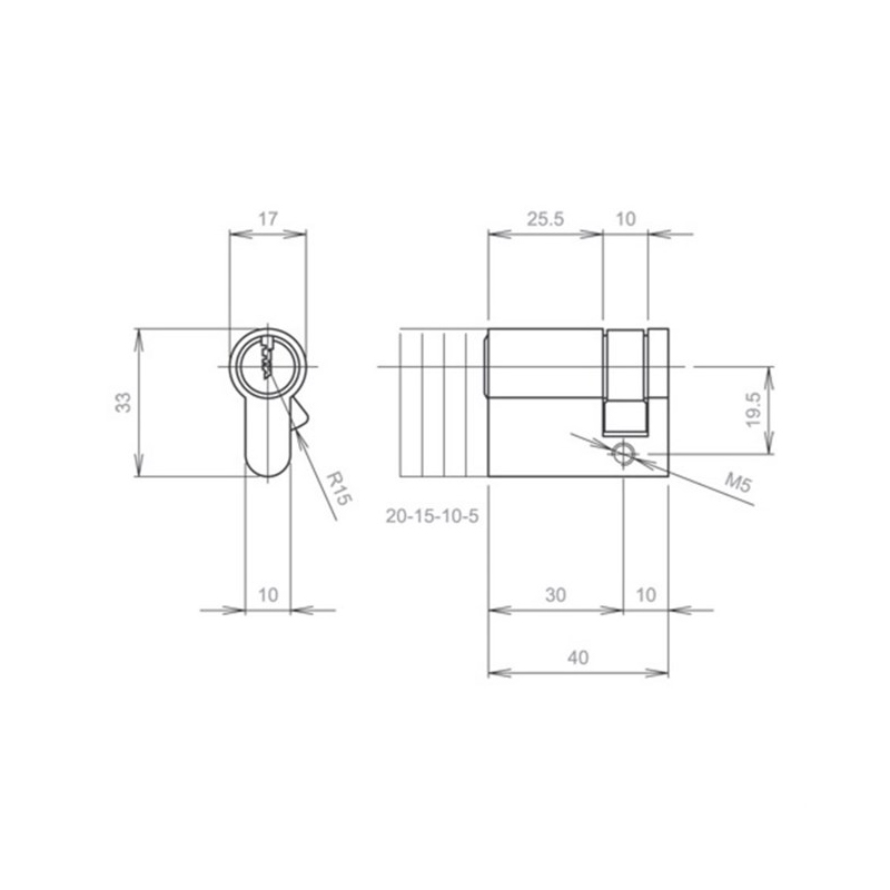 profielcilinder half lips skg**-3 profielcilinder half lips skg**-3
