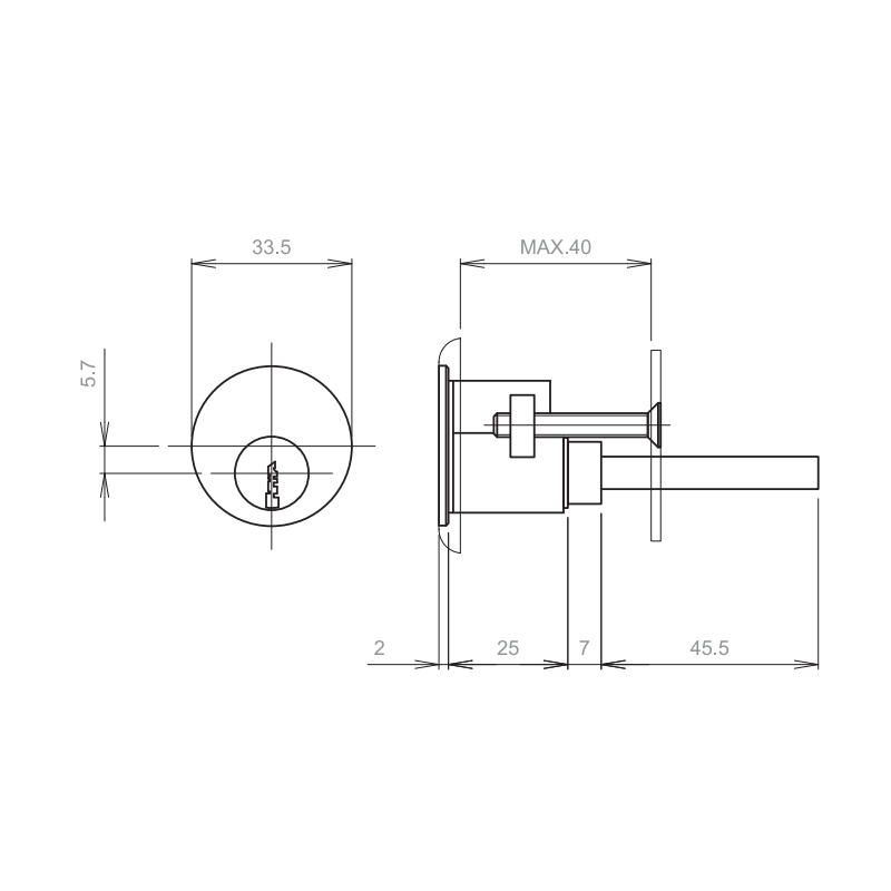 staartcilinder lips **-2 staartcilinder lips **-2