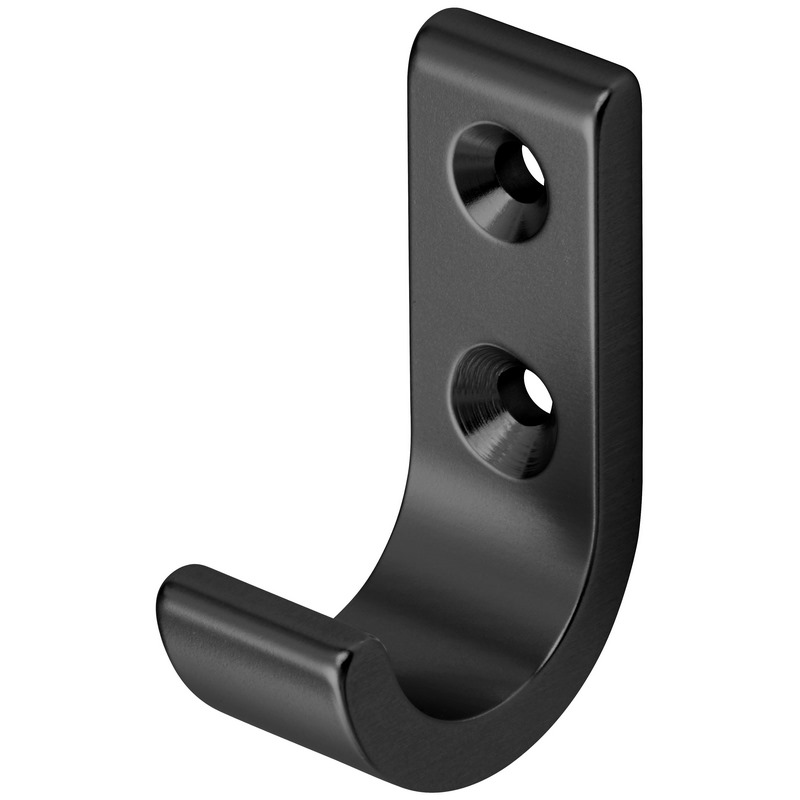 handdoekhaak aluminium mat zwart hermeta-2 handdoekhaak aluminium mat zwart hermeta-2