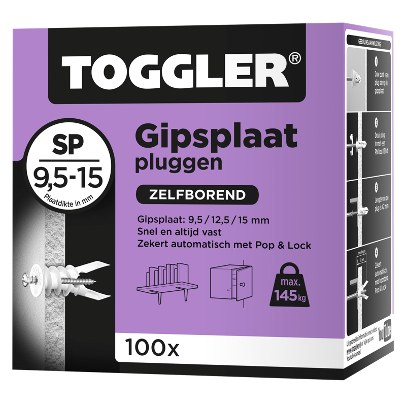gipsplaatplug nylon toggler-4 gipsplaatplug nylon toggler-4