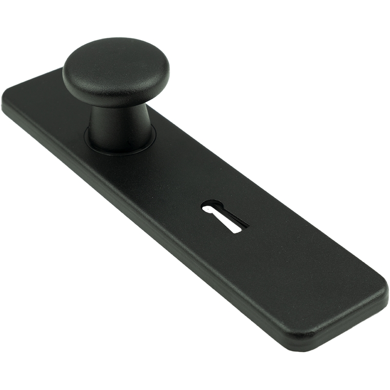 knopschild aluminium mat zwart oxloc-2 knopschild aluminium mat zwart oxloc-2