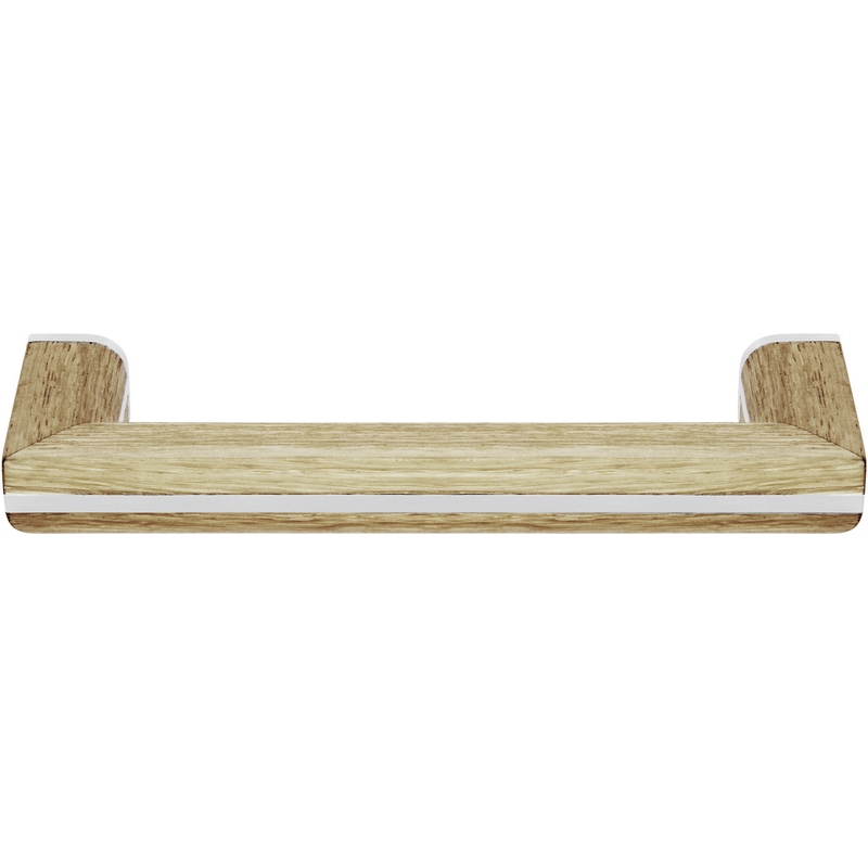 meubelgreep rvs/eiken-1 meubelgreep rvs/eiken-1