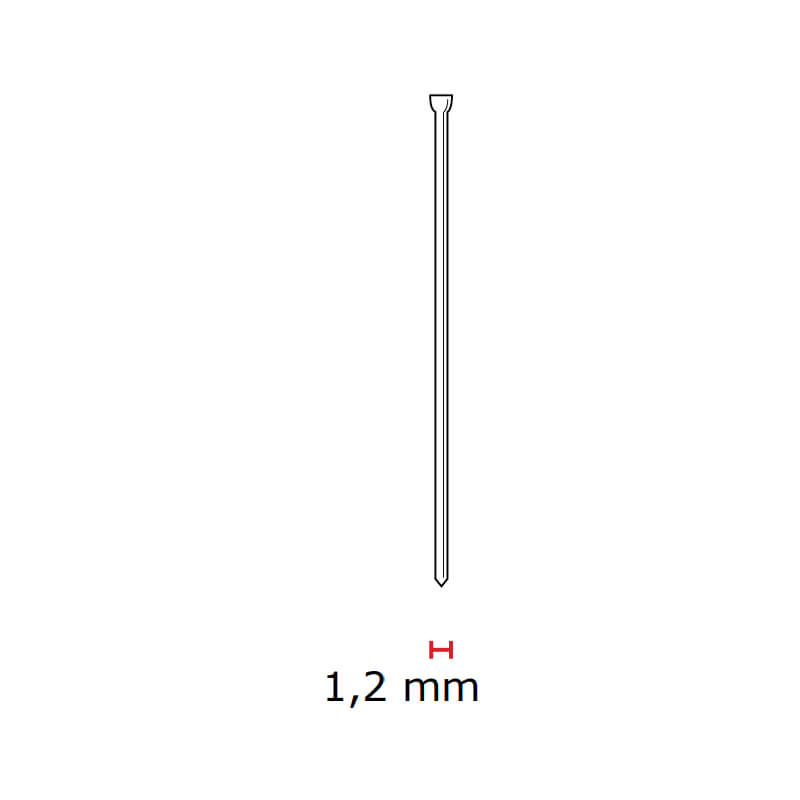 minibrads recht rvs senco-2 minibrads recht rvs senco-2