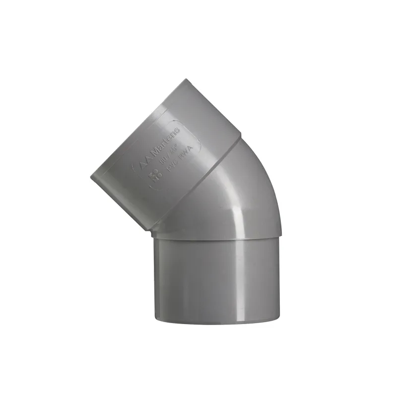 bocht pvc grijs hwa-1 bocht pvc grijs hwa-1