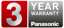Panasonic 3 jaar garantie
