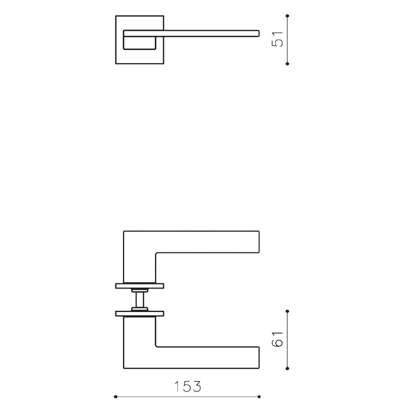 deurkruk rvs mat titaan pvd-2 deurkruk rvs mat titaan pvd-2