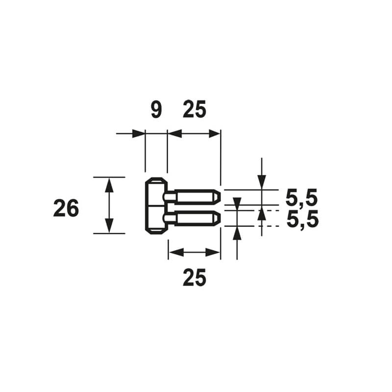 inboorpaumelle verzinkt axa-4 inboorpaumelle verzinkt axa-4