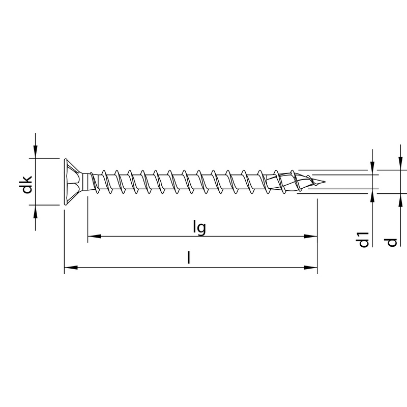 spaanplaatschroef verzinkt heco-4 spaanplaatschroef verzinkt heco-4