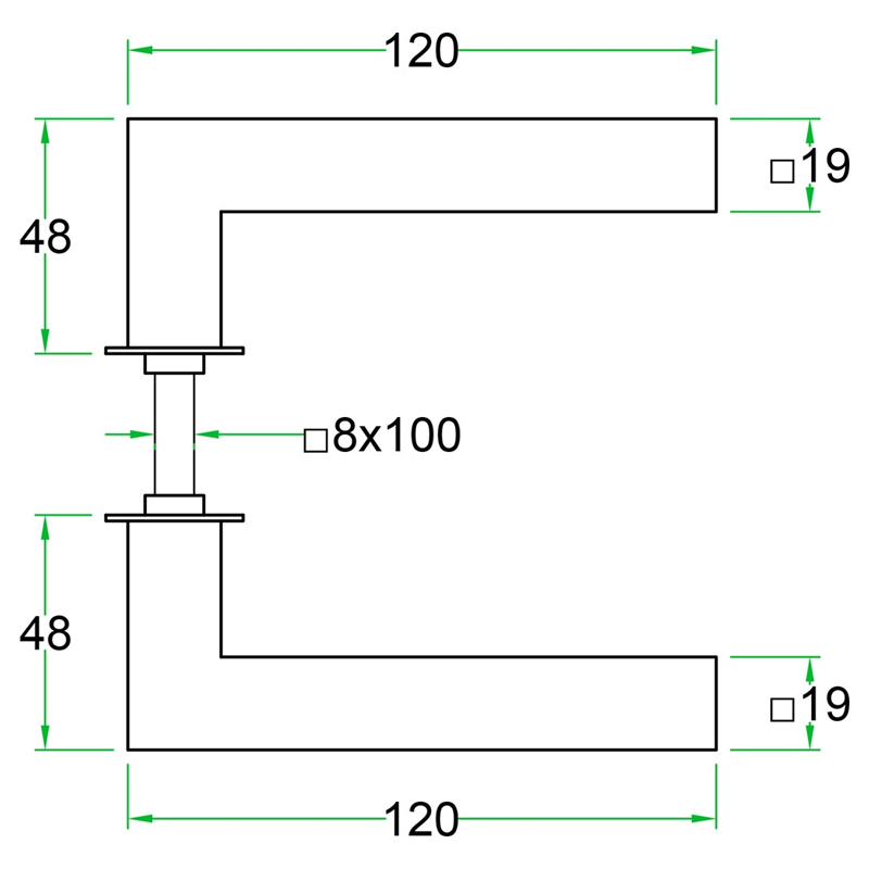 deurkruk rvs a2 oxloc-3 deurkruk rvs a2 oxloc-3