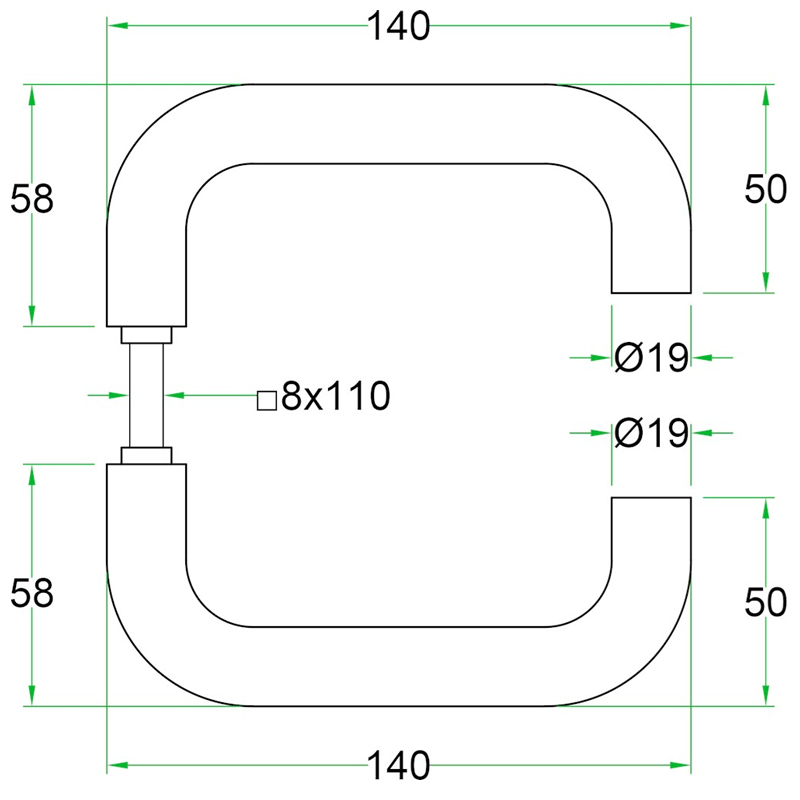 deurkruk rvs a2 oxloc-5 deurkruk rvs a2 oxloc-5