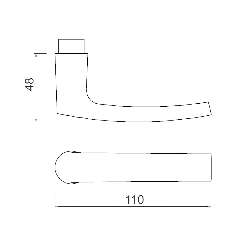 deurkruk aluminium f1 oxloc-5 deurkruk aluminium f1 oxloc-5