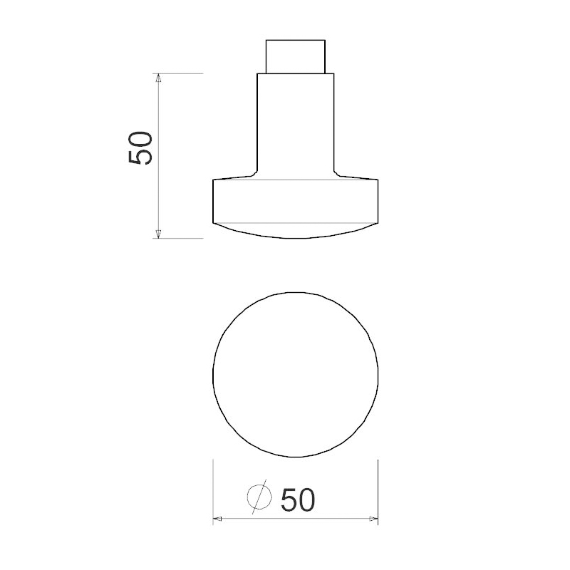 knopkruk aluminium f1 ami-4 knopkruk aluminium f1 ami-4