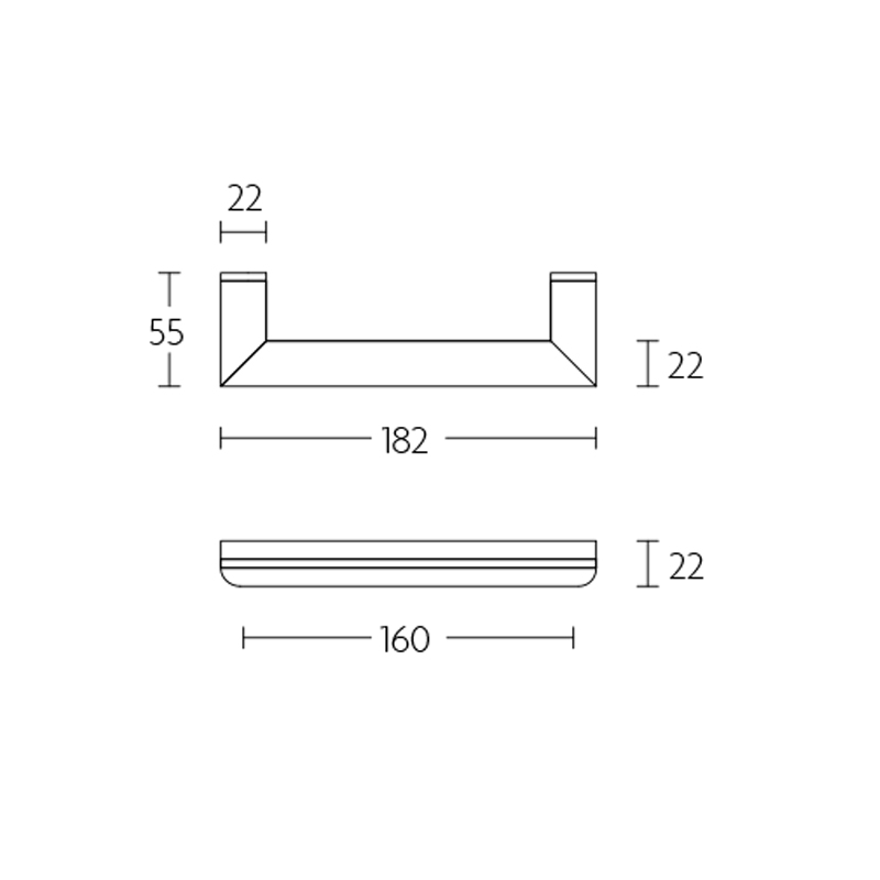 meubelgreep rvs/eiken zwart-3 meubelgreep rvs/eiken zwart-3