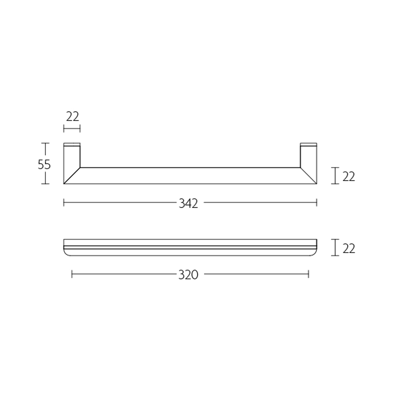 meubelgreep rvs/eiken zwart-3 meubelgreep rvs/eiken zwart-3