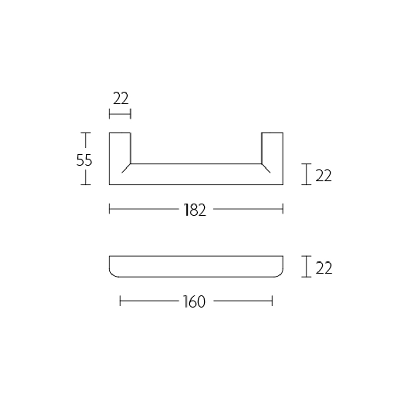 meubelgreep rvs-2 meubelgreep rvs-2