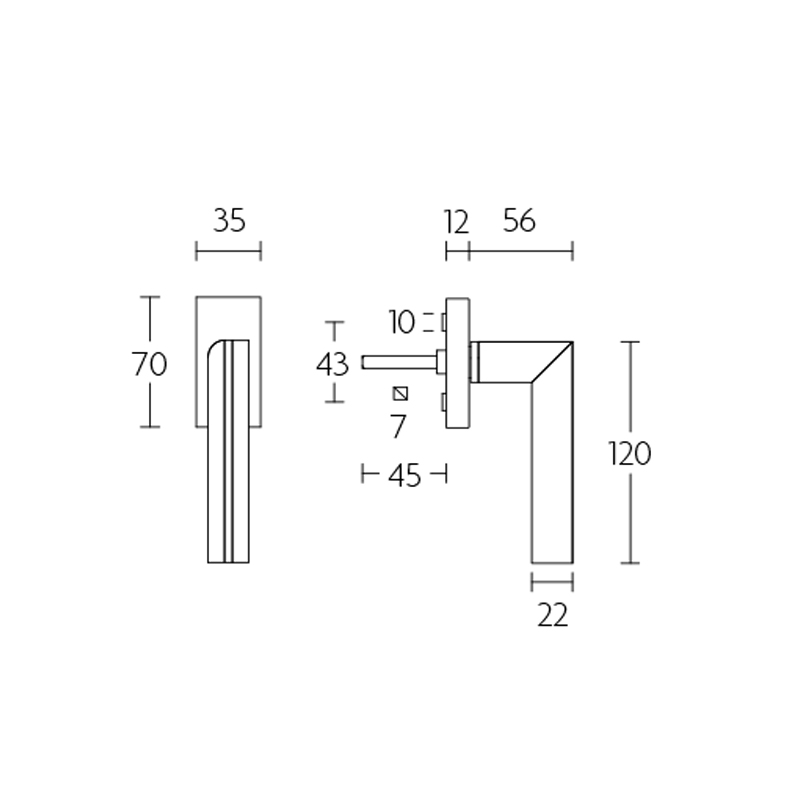 draaikiepkruk rvs/eiken zwart-2 draaikiepkruk rvs/eiken zwart-2