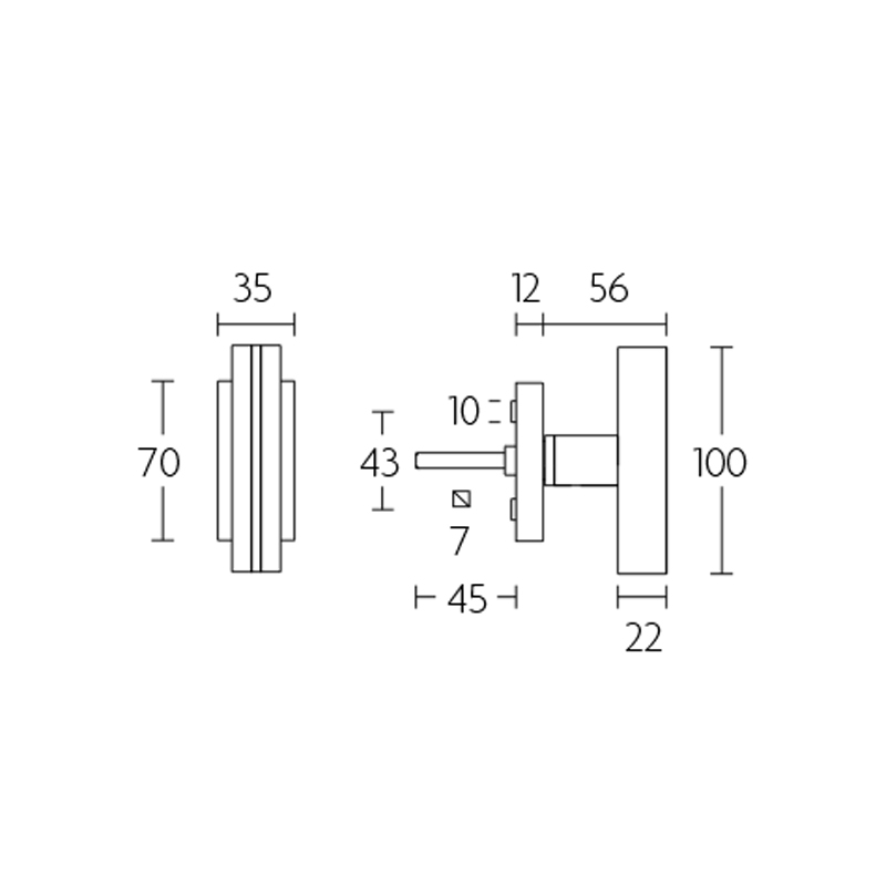 draaikiepkruk rvs/eiken zwart-2 draaikiepkruk rvs/eiken zwart-2