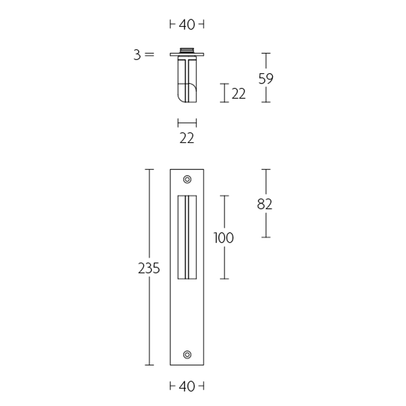 deurkruk rvs/eiken zwart-2 deurkruk rvs/eiken zwart-2