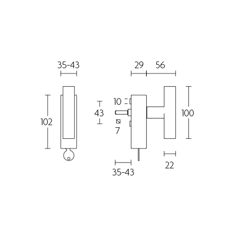draaikiepkruk rvs-2 draaikiepkruk rvs-2