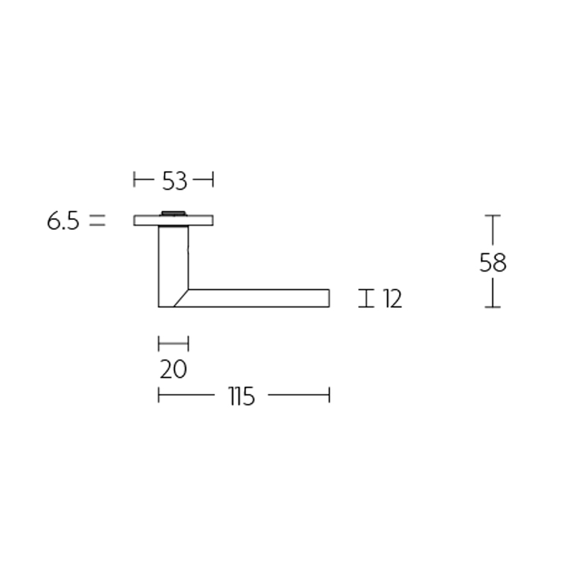 deurkruk rvs-2 deurkruk rvs-2