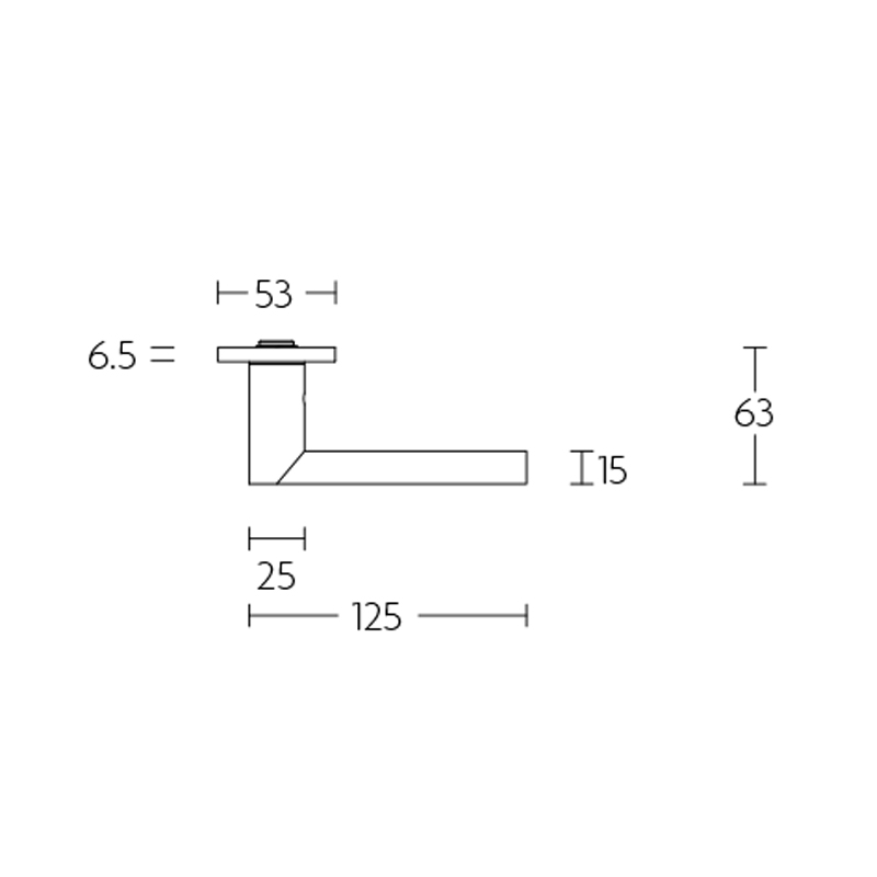 deurkruk rvs-2 deurkruk rvs-2