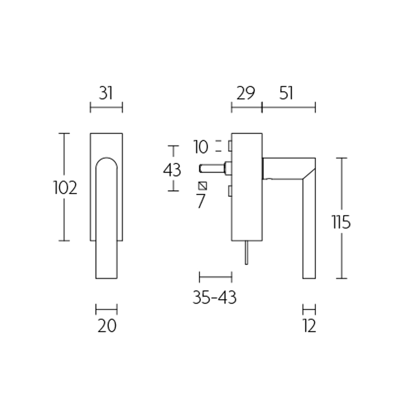 draaikiepkruk rvs-2 draaikiepkruk rvs-2