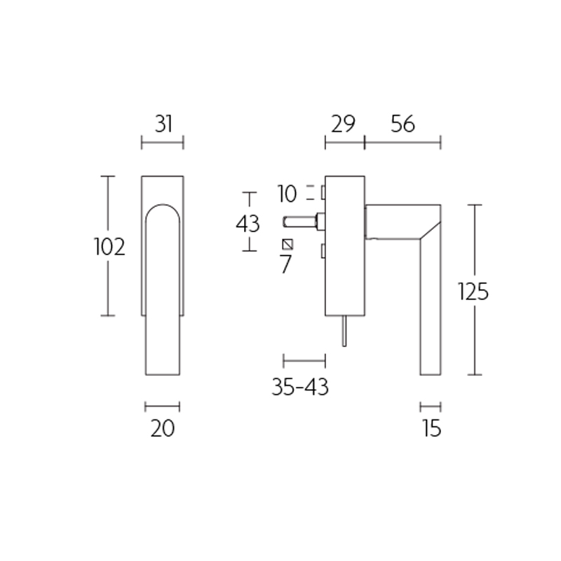 draaikiepkruk rvs-2 draaikiepkruk rvs-2