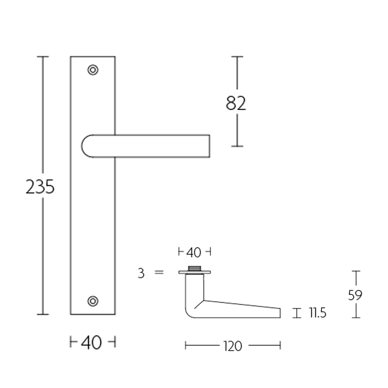 deurkruk pvd mat zwart-2 deurkruk pvd mat zwart-2