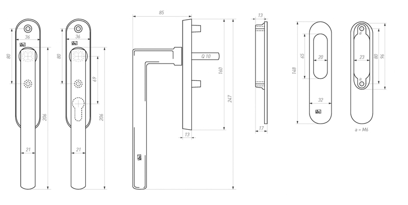 hefschuifdeurbeslag ruw brons-2 hefschuifdeurbeslag ruw brons-2