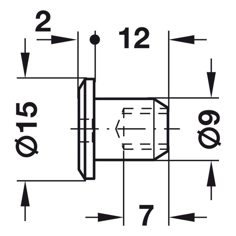 hulsmoer vernikkeld hafele-2 hulsmoer vernikkeld hafele-2